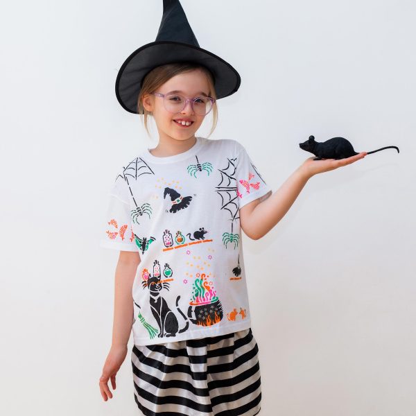 Spells and Potions t-shirt painting stencil.
