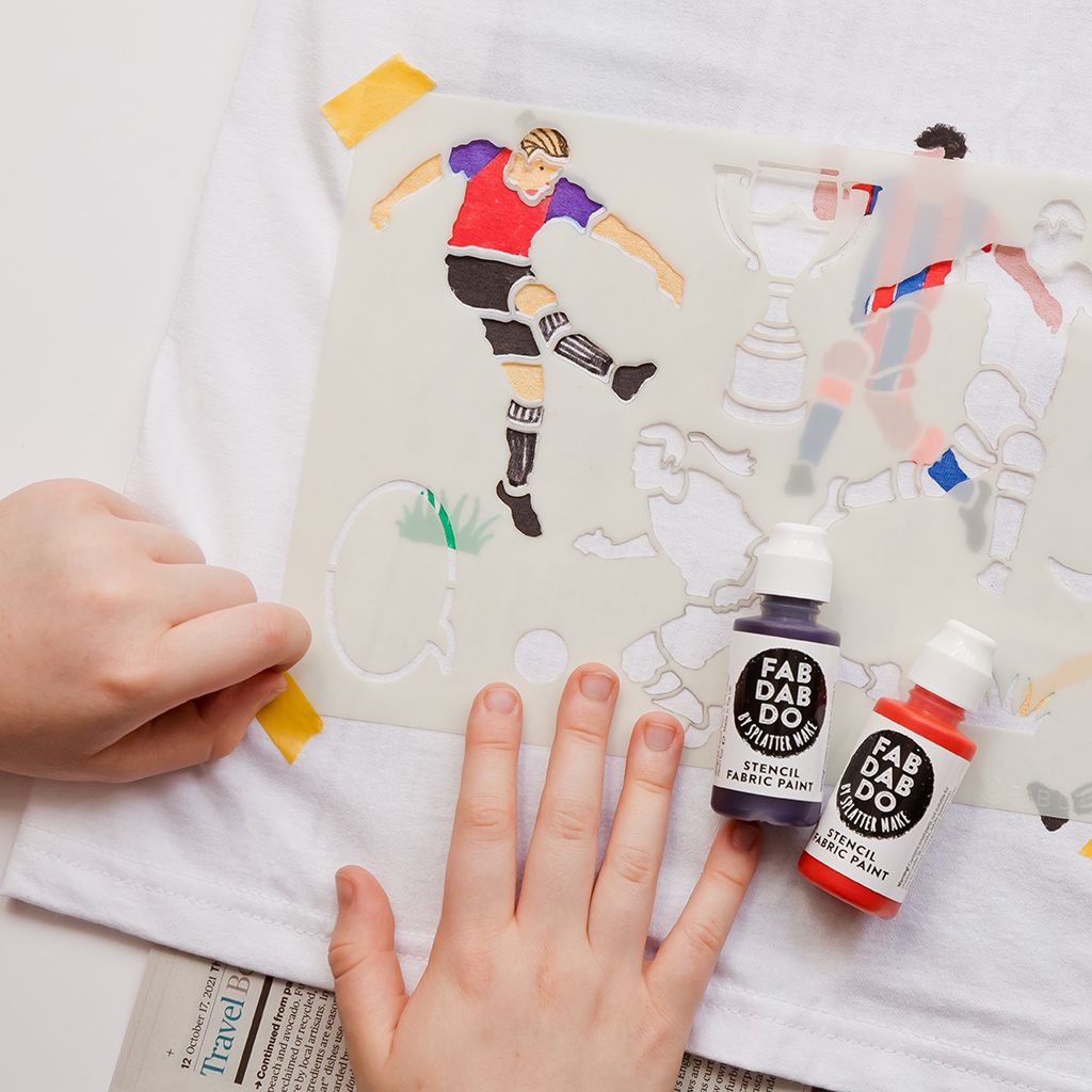 Football Stencil T-Shirt
