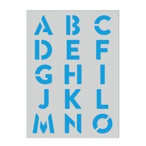 Alphabet Stencils