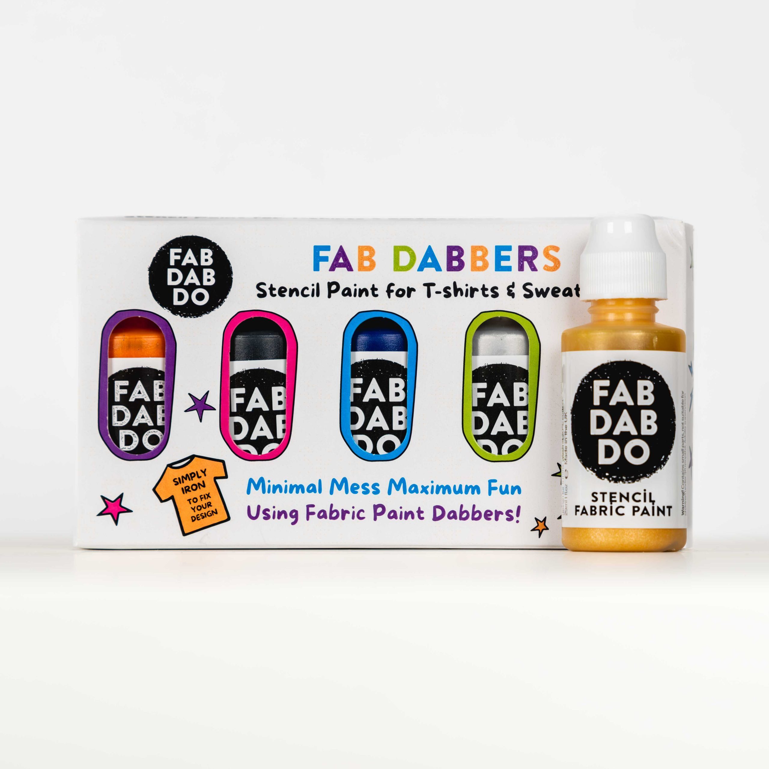 Fabric Paint Dabbers x 5 - Set 2