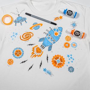 Rocket Stencil Craft Kit