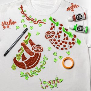 Sloth T-shirt Painting Kit