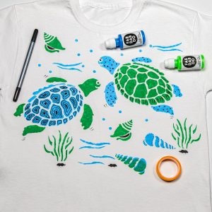 Turtle T-shirt Painting Kit