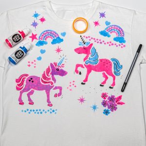 Rainbow Unicorn T-shirt Painting Kit