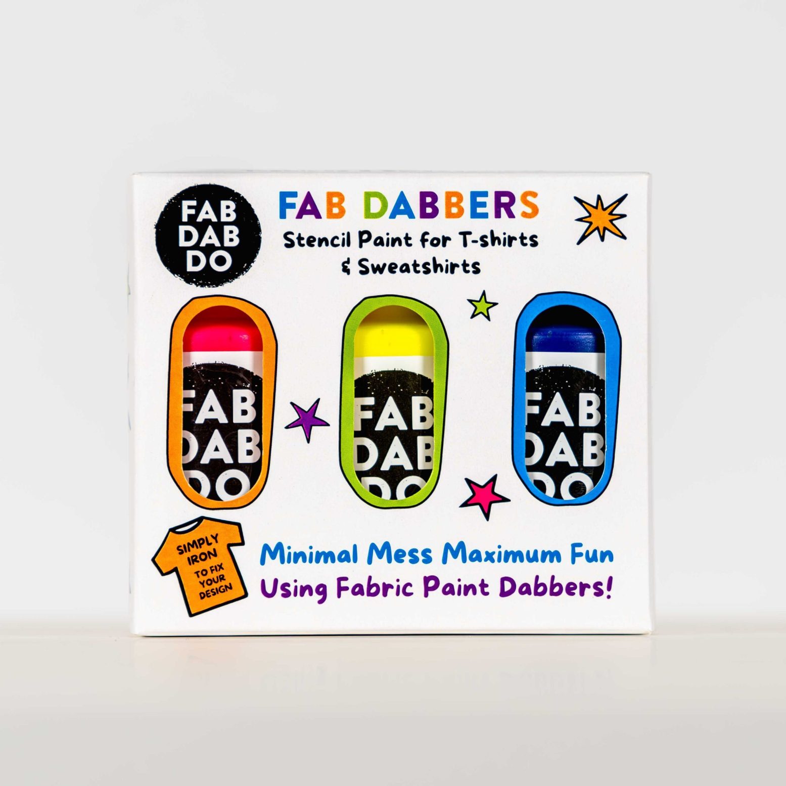 Fabric Paint Dabbers x 3 - Set A