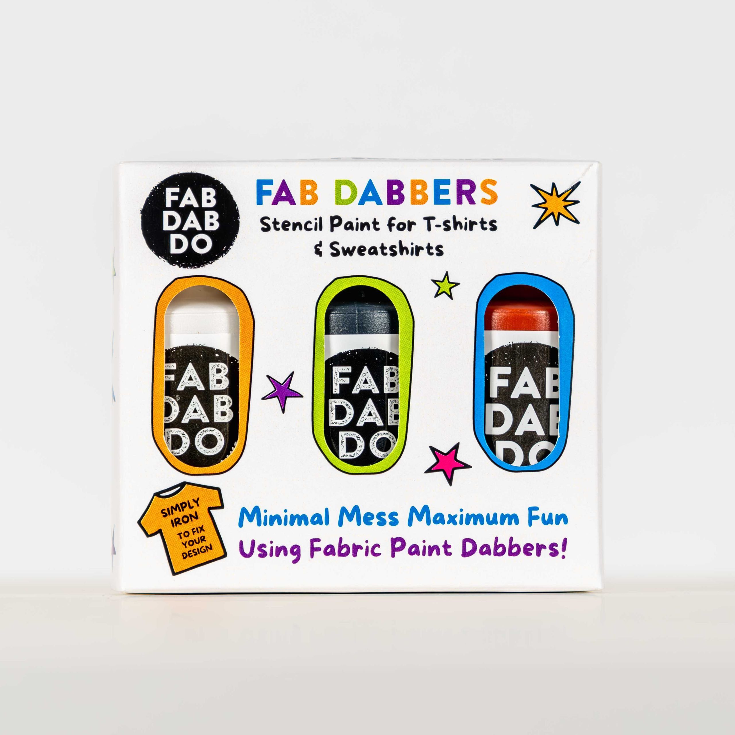 Fabric Paint Dabbers x 3 - Set C
