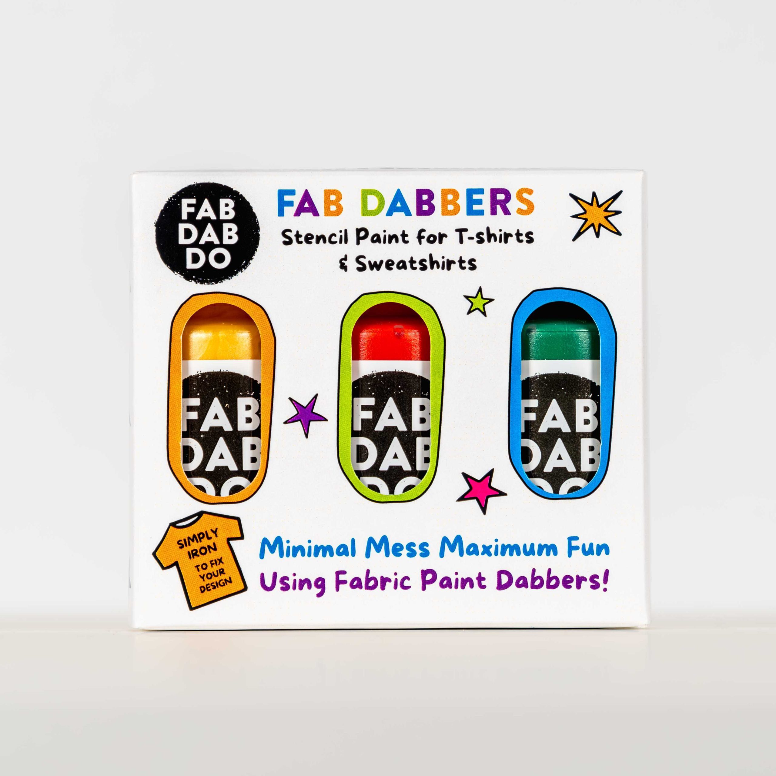 Fabric Paint Dabbers x 3 - Set D