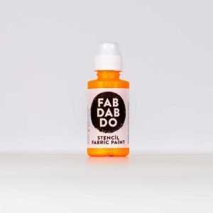 Fluorescent Orange Fabric Paint Dabber