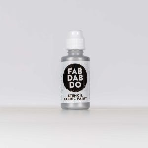 Metallic Silver Fabric Paint Dabber