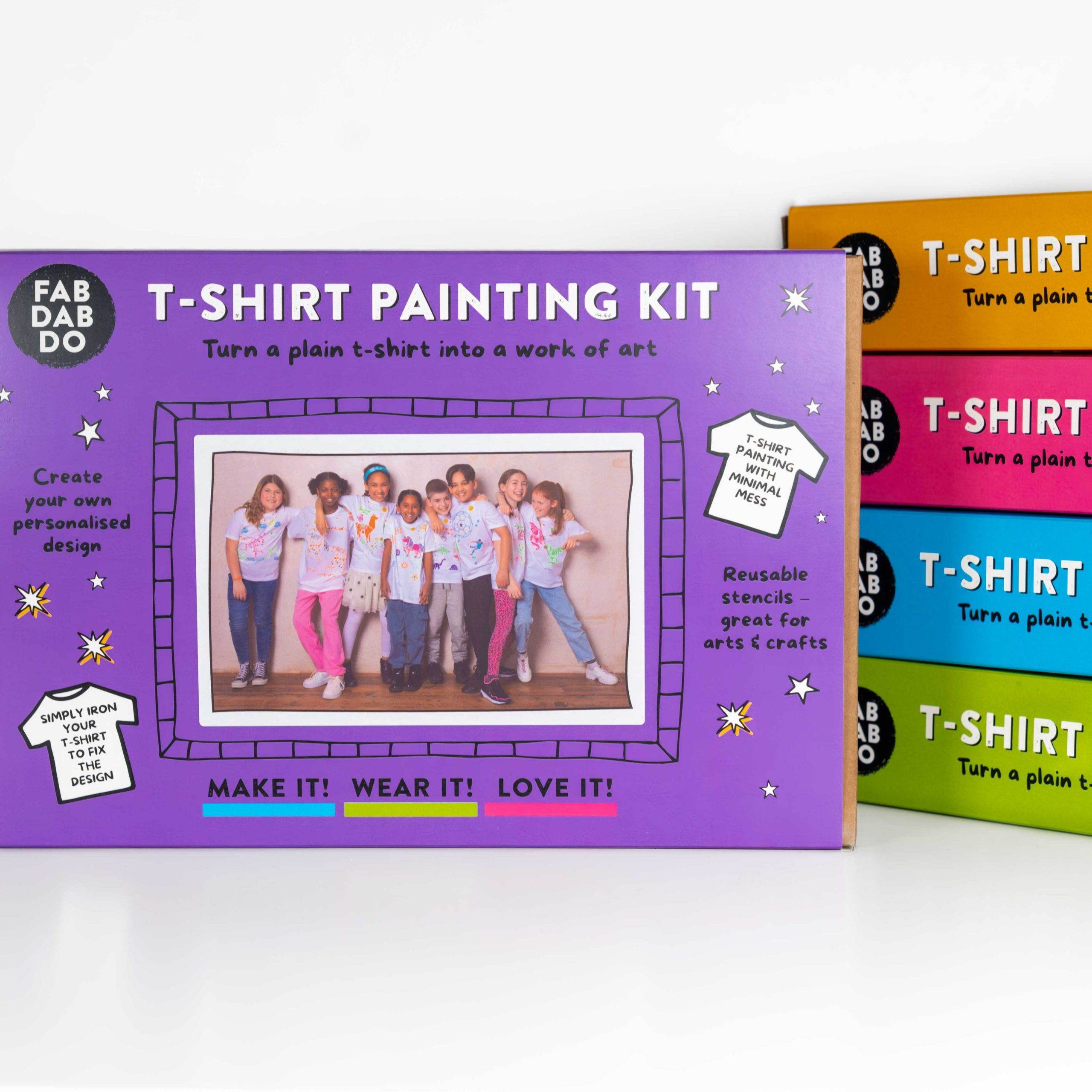 Rainbow Unicorn T-shirt Painting Kit - Image 11