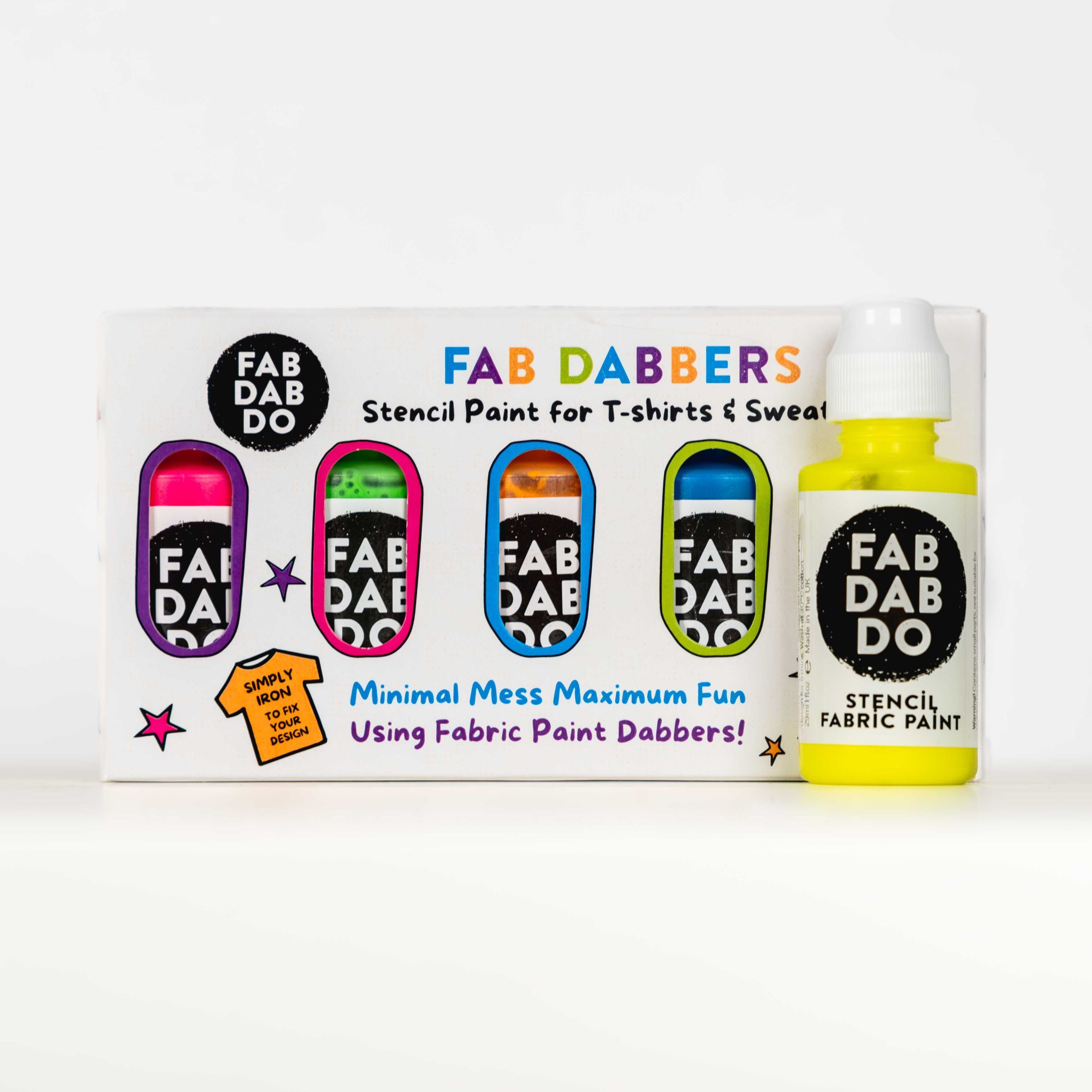 Fabric Paint Dabbers x 5 - Set 1