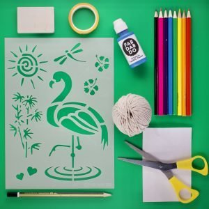Flamingo Delight Stencil