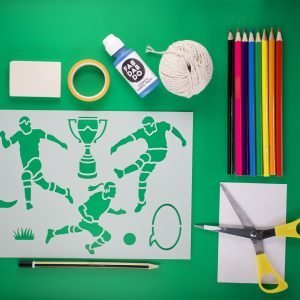 Football Stencil