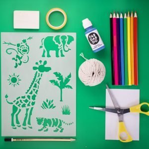 Jungle Animal Stencil