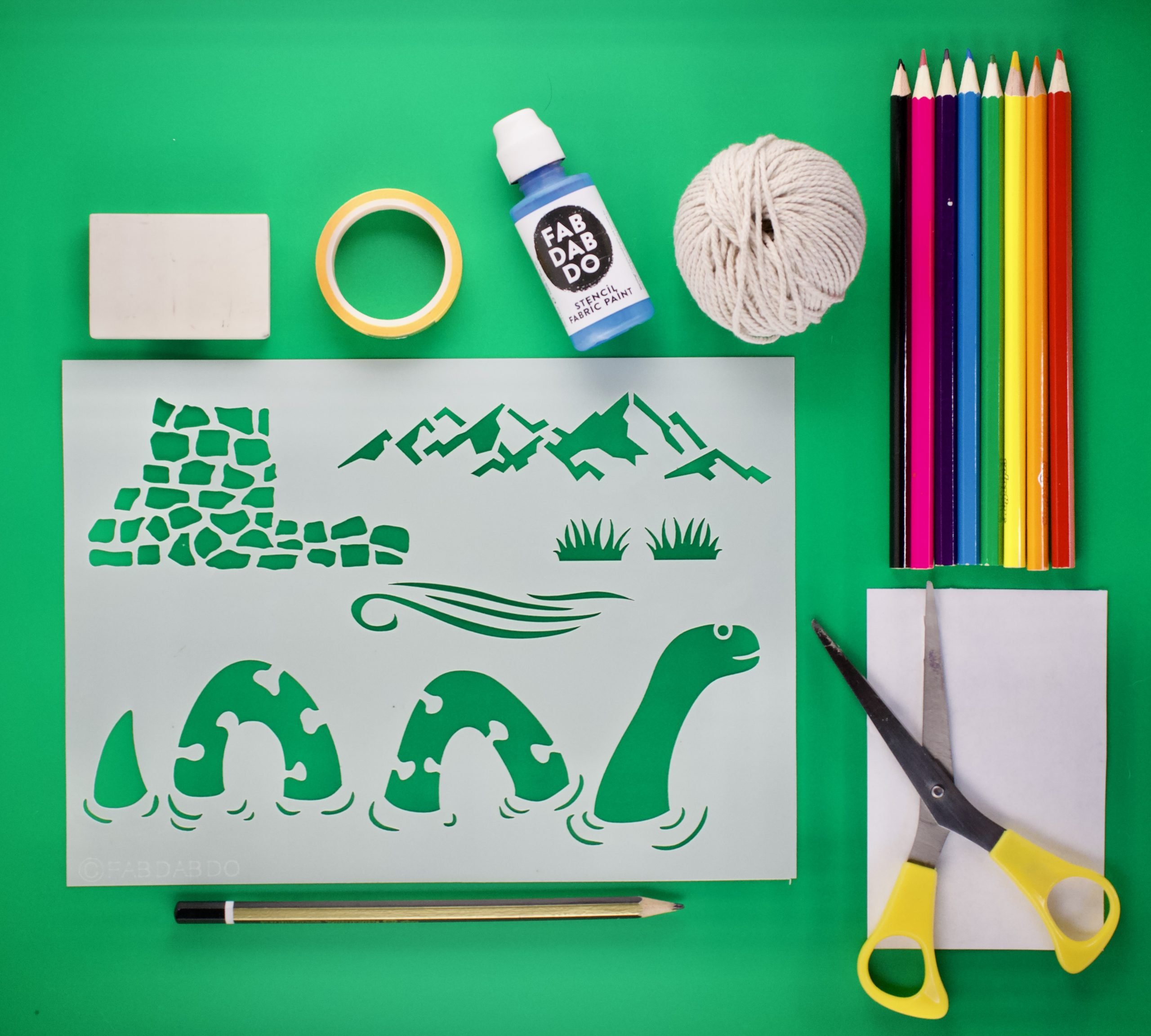 Loch Ness Monster Stencil - Image 2