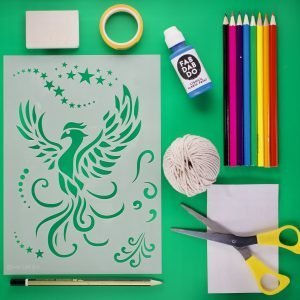 Phoenix Stencil