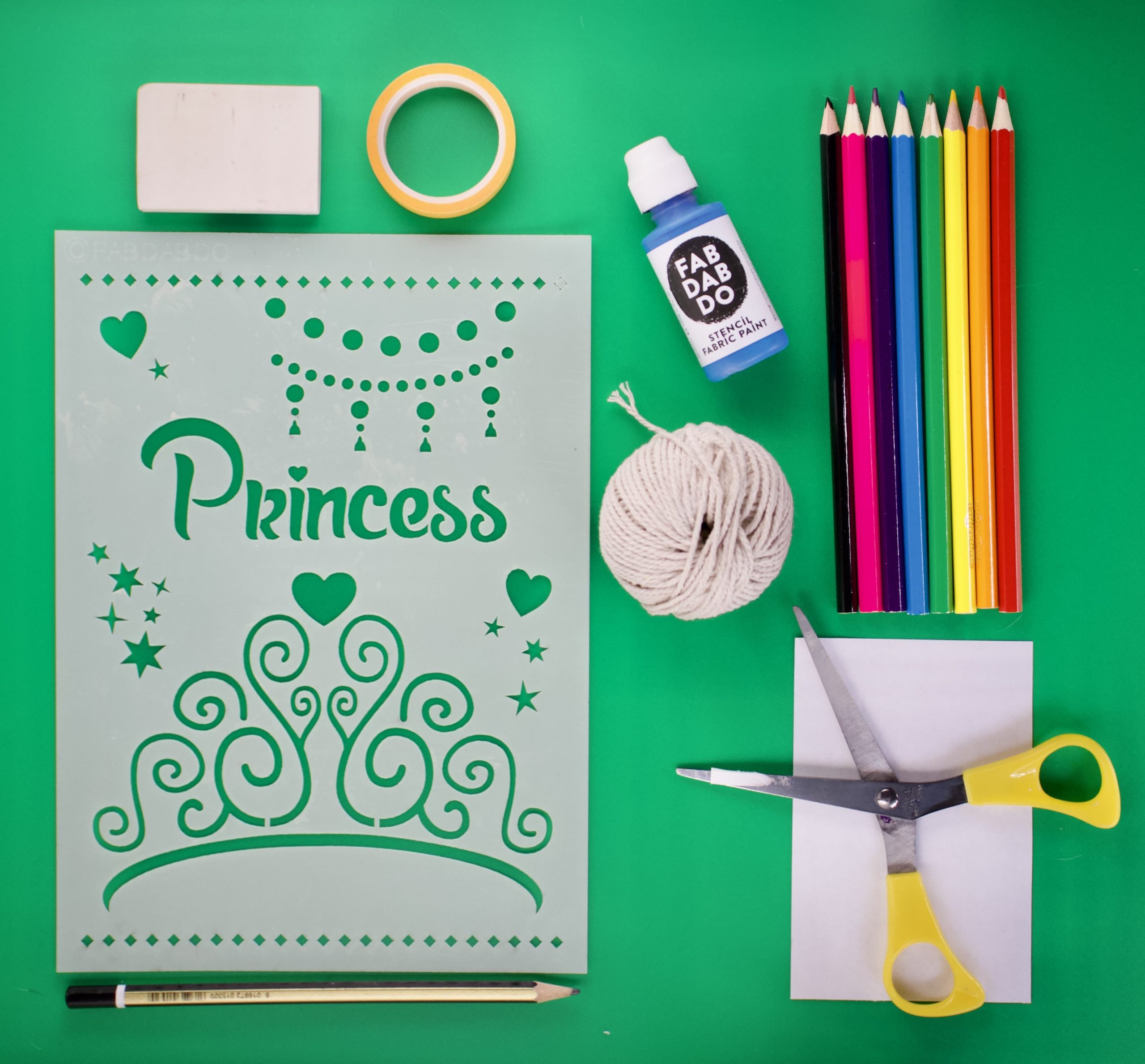 Princess Tiara T-shirt Painting Kit - Image 3