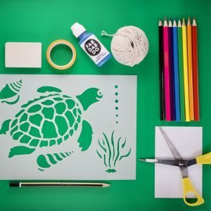 Turtle Stencil