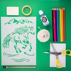 Wild Horse Stencil