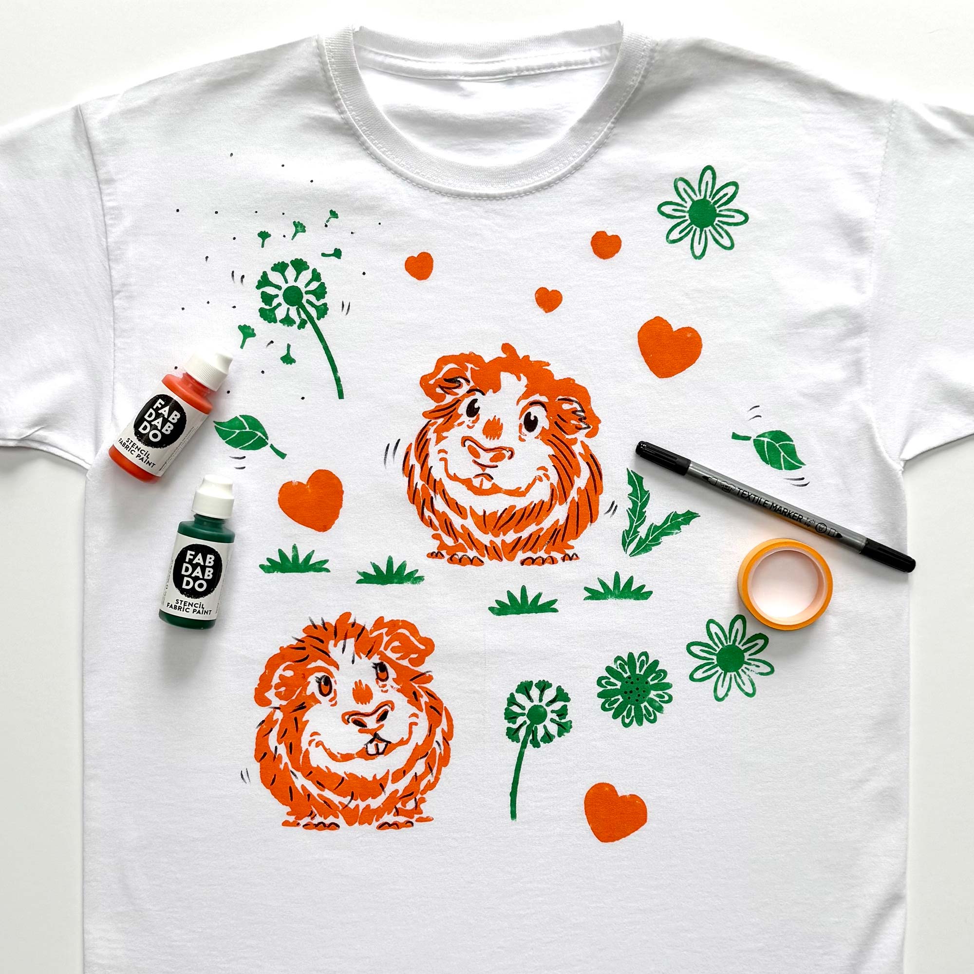 Guinea Pig T-shirt Painting Kit - Image 4