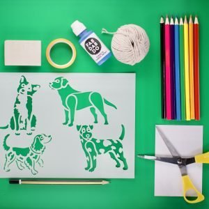 Working Dogs Stencil