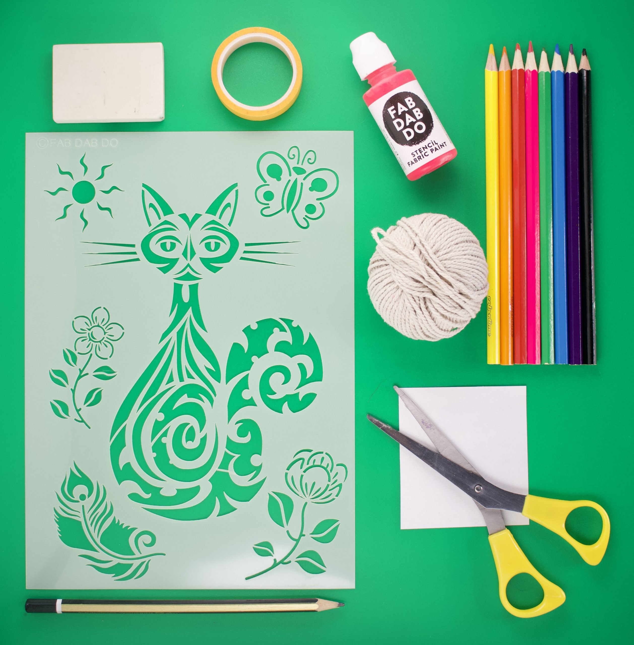 Deco Cat T-shirt Painting Kit - Image 3