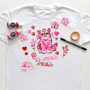 Little Kitten T-shirt Painting Kit