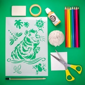 Capybara Stencil