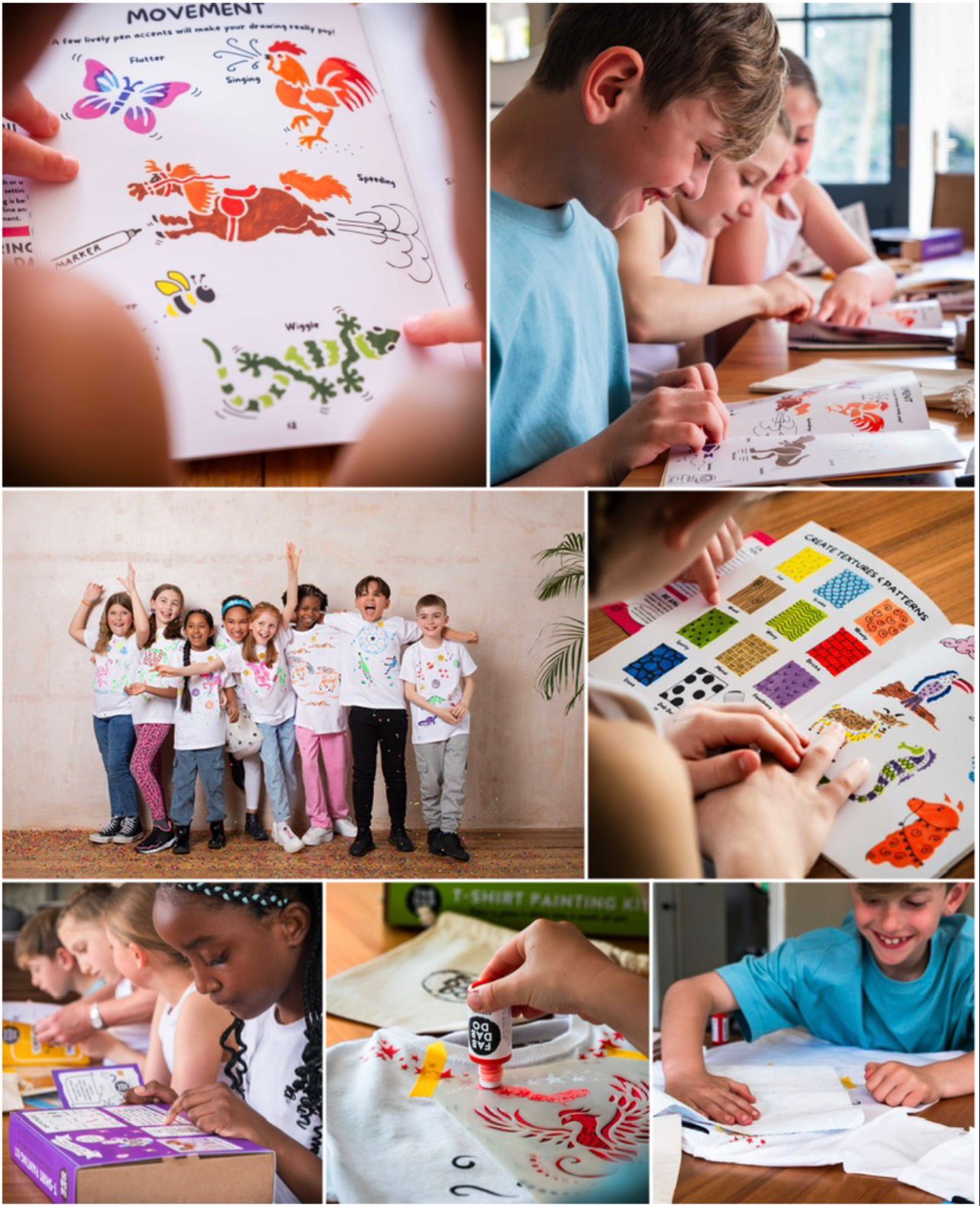 Customer Favourite Stencils T-shirt Painting Party Box - Image 2
