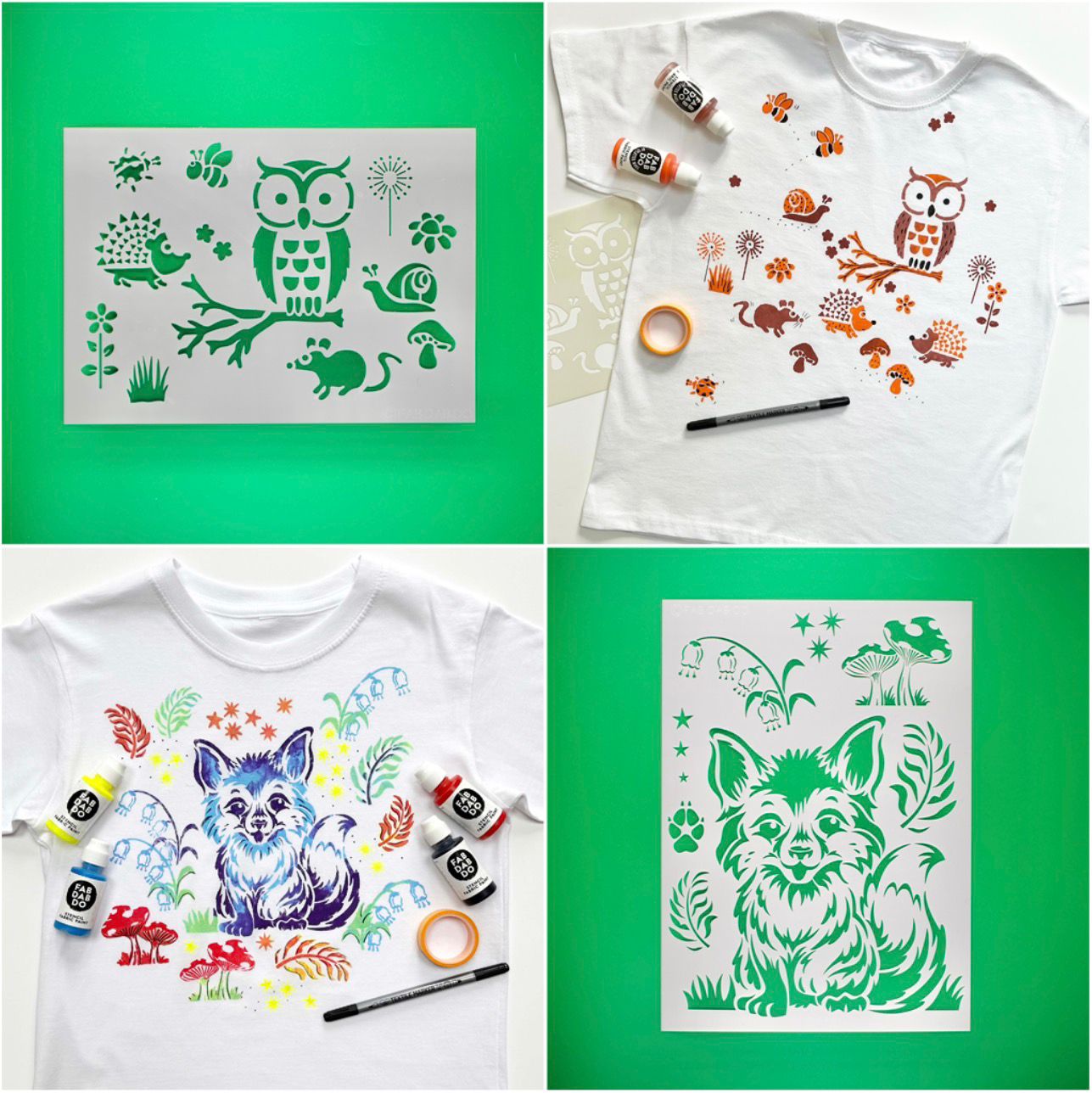 Wild Animals T-shirt Party Painting Kit - Image 5