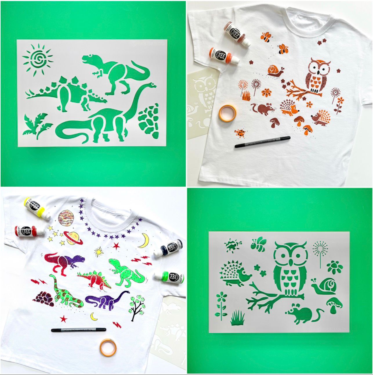 Wild Animals T-shirt Party Painting Kit - Image 7