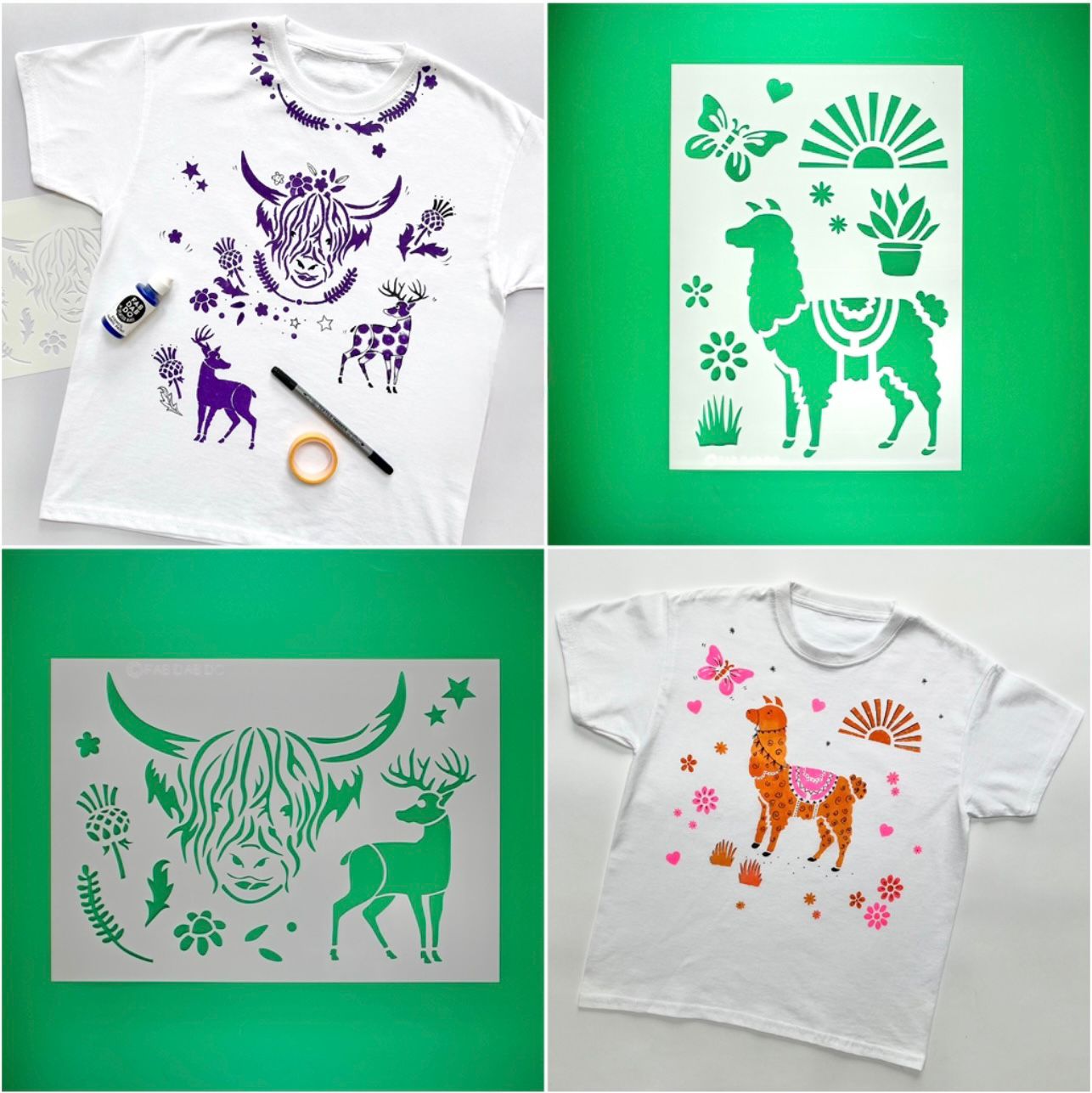 Wild Animals T-shirt Party Painting Kit - Image 8
