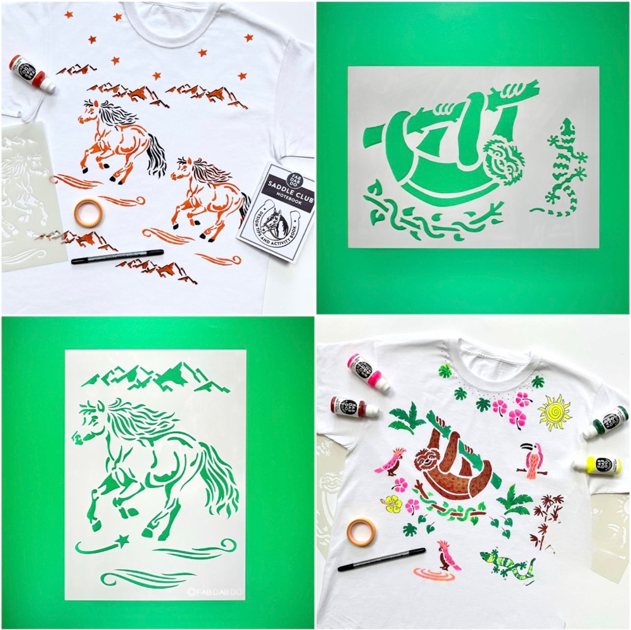 Wild Animals T-shirt Party Painting Kit - Image 6