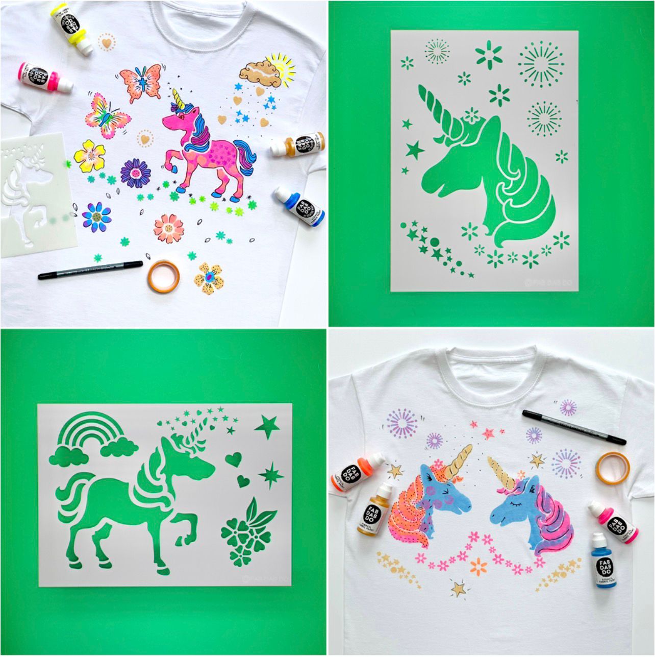Customer Favourite Stencils T-shirt Painting Party Box - Image 12