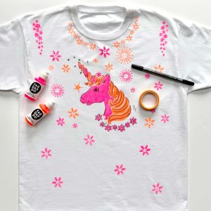 Unicorn Dreams T-shirt Painting Kit